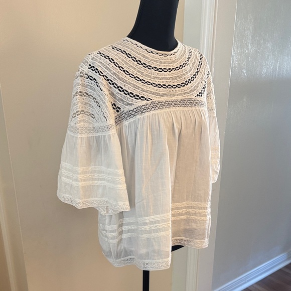 Love the Label White Lace Women's Top - Picture 2 of 7